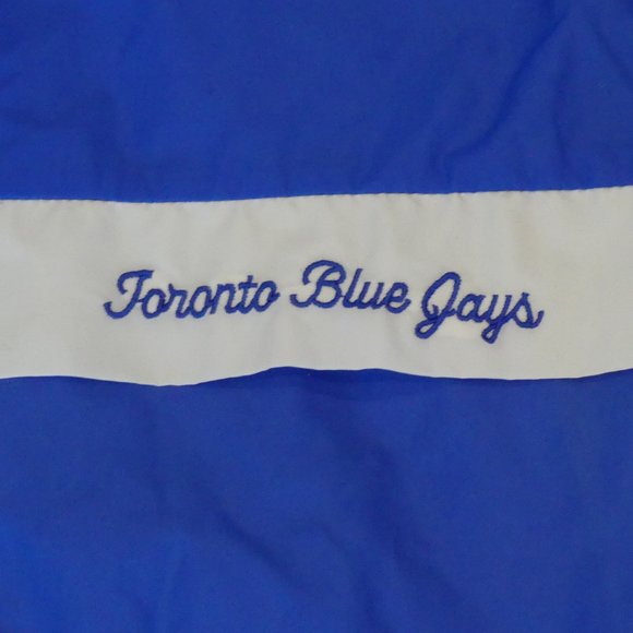 Toronto Blue Jays Vintage Shain Of Canada Blue Medium Windbreaker Jacket - Picture 3 of 6